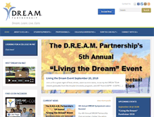 Tablet Screenshot of dreampartnership.org